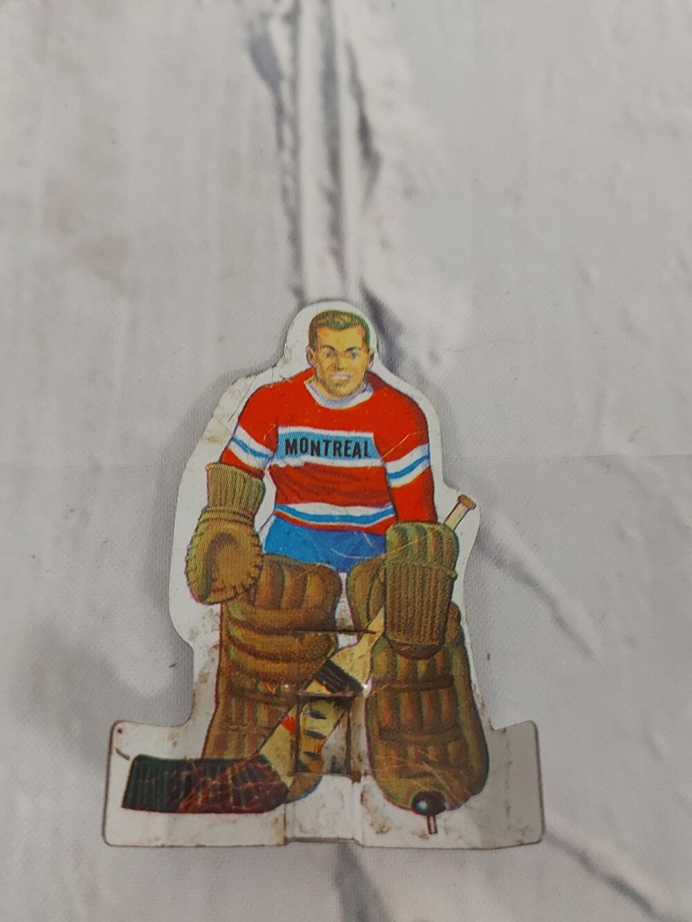 Vintage Montreal Canadiens Goalie Hockey Figure Toy